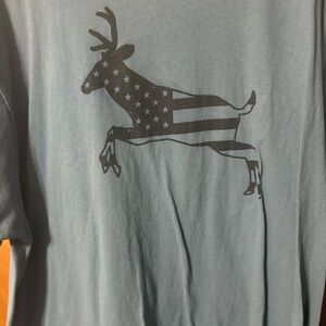 Men's Blue Graphic Shirt